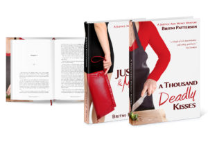Book Covers and interior of Justice and Mercy Mysteries
